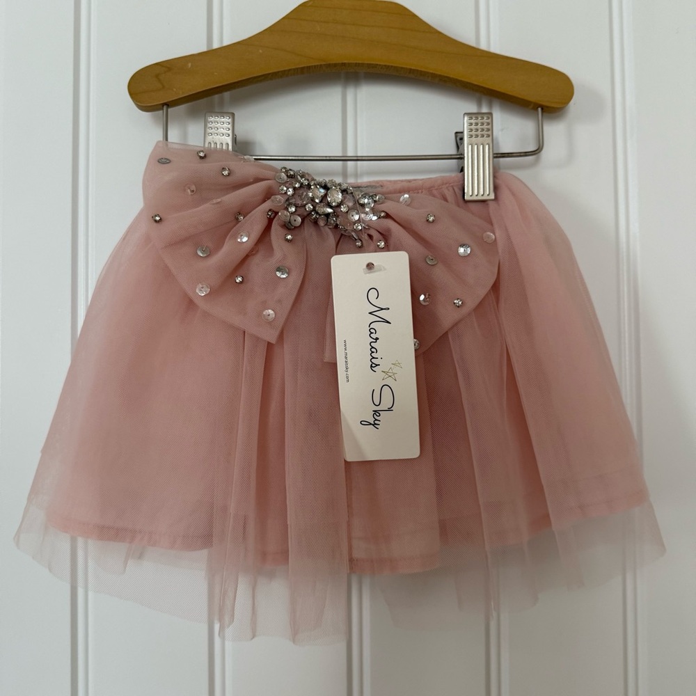 ✨ NWT Marais Sky Blush Tutu Skirt O/S | Baby Girl Special Occasion Skirt ✨